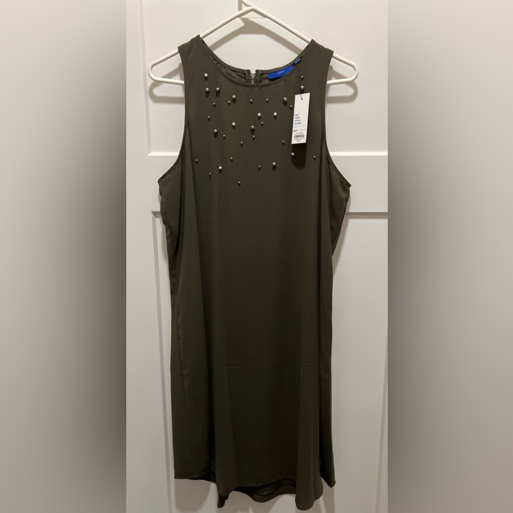 APT. 9 Large Olive Green Dress
